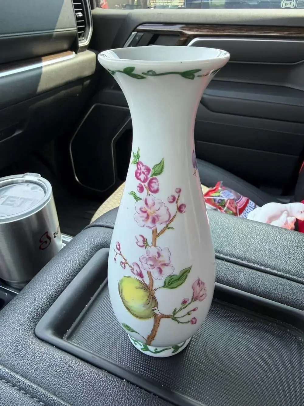 Royal Gallery Porcelain Floral Bud Vase Hand Painted Vintage 1995
